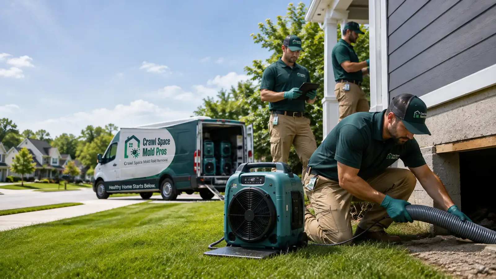 Crawl Space Mold Removal in Smithfield, NE